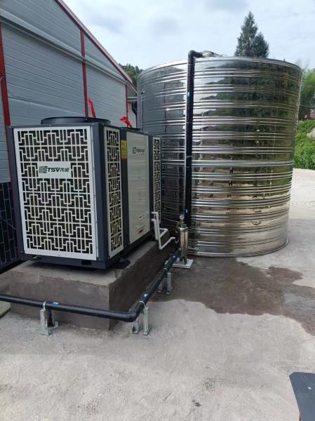 達州大竹大墊高速生活區空氣能熱水系統項目